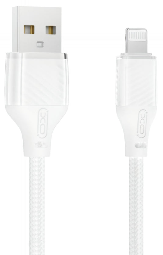 Câble de Données et de Charge USB-A - Lightning XO Design NB291, 18W, 1m, Blanc