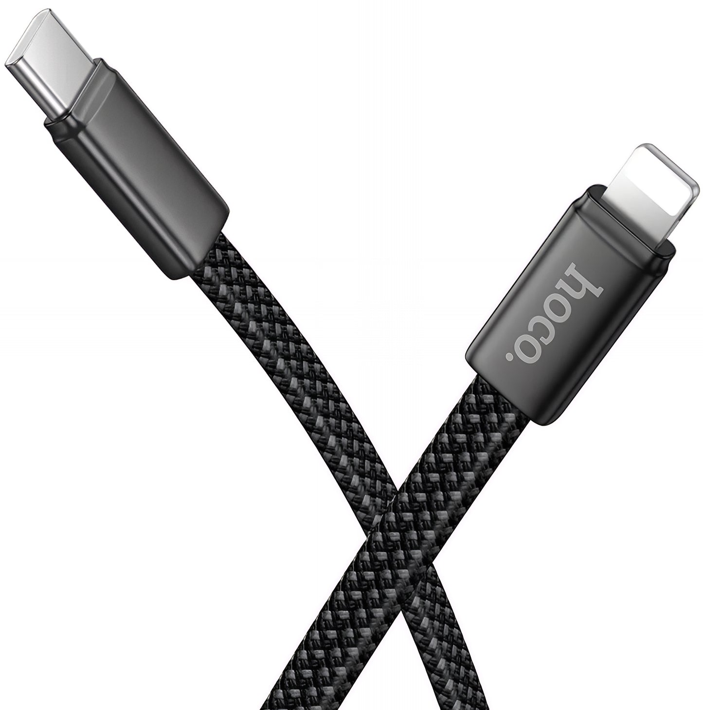USB-C - Lightning Daten- und Ladekabel HOCO X125, 30W, 1m, Schwarz