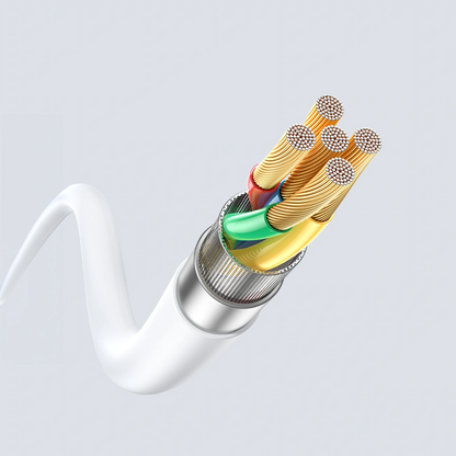 USB-C Daten- und Ladekabel - USB-C Dudao L25SC, 60W, 2m, Weiß