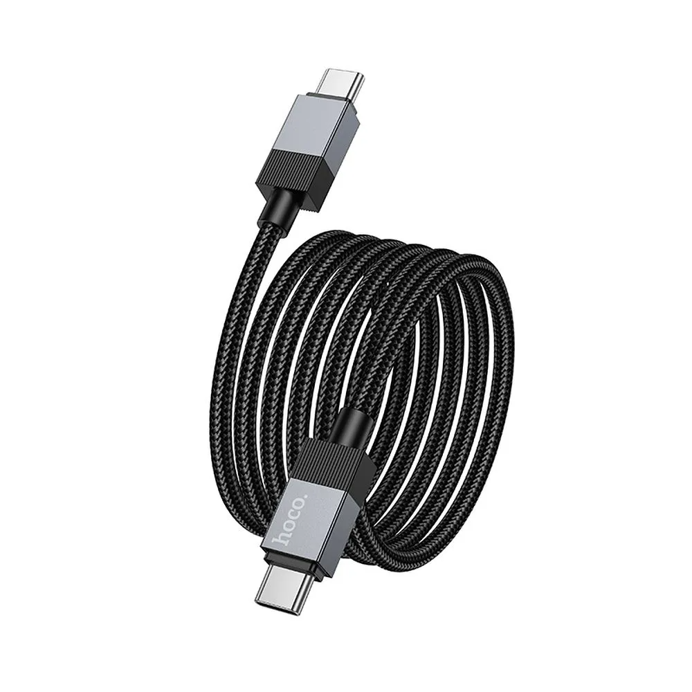 Câble de Données et de Charge USB-C - USB-C HOCO X110, 60W, 1m, Noir