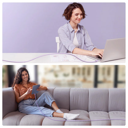 Câble de données et de charge USB-C - Lightning Joyroom S-A14, 20W, 1,2m, Violet