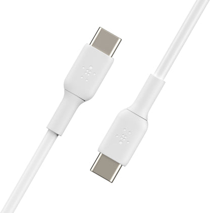 Daten- und Ladekabel USB-C - USB-C Belkin BoostCharge, 60W, 1m, Weiß CAB003bt1MWH
