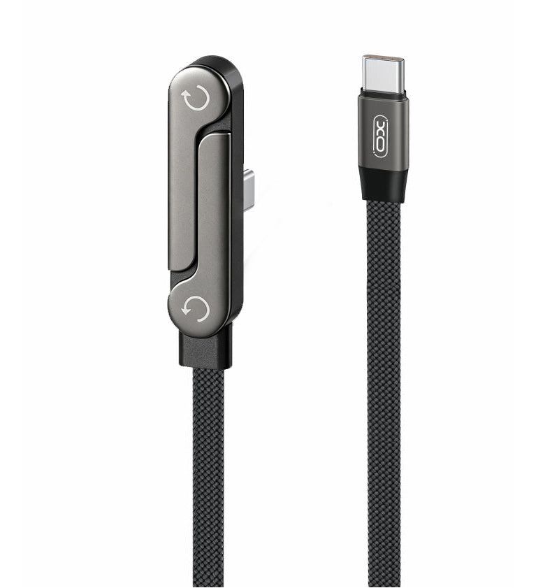 Câble de données et de charge USB-C - USB-C XO Design NB-Q311, 240W, 1,5m, Noir