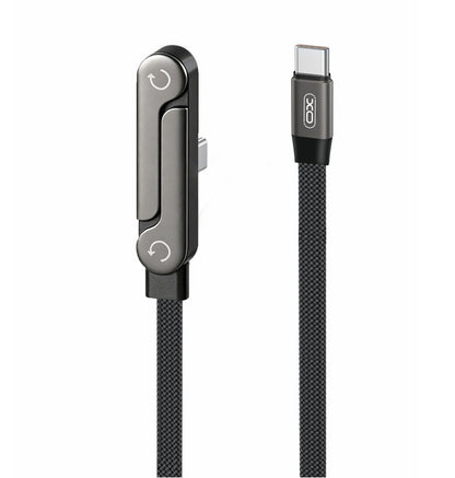 Câble de données et de charge USB-C - USB-C XO Design NB-Q311, 240W, 1,5m, Noir