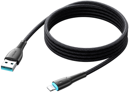 Joyroom SA32-AL3 USB-A-auf-Lightning-Daten- und Ladekabel, 18 W, 1 m, Schwarz