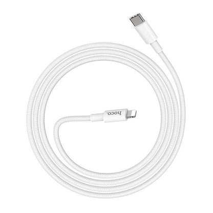 USB-C - Lightning Daten- und Ladekabel HOCO X56, 20W, 1m, Weiß