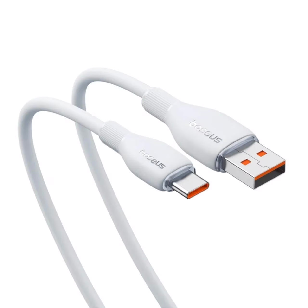 USB-A to USB-C Baseus Pudding Data and Charging Cable, 100W, 2m, White P10355703221-01
