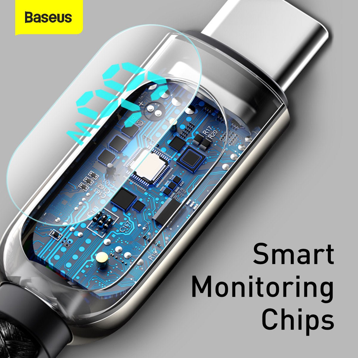 USB-A to USB-C Data and Charging Cable by Baseus, 66W, 2m, Black CASX020101