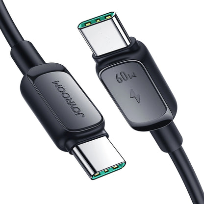Câble de Données et de Charge USB-C - USB-C Joyroom A14, 60W, 1.2m, Noir