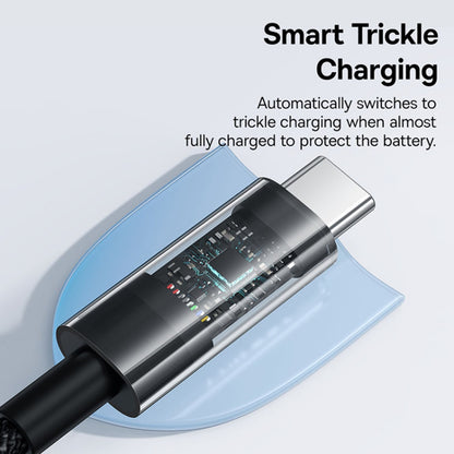 Câble de Données et de Charge USB-C - USB-C Baseus Gem, 100W, 1m, Noir P10373000111-00