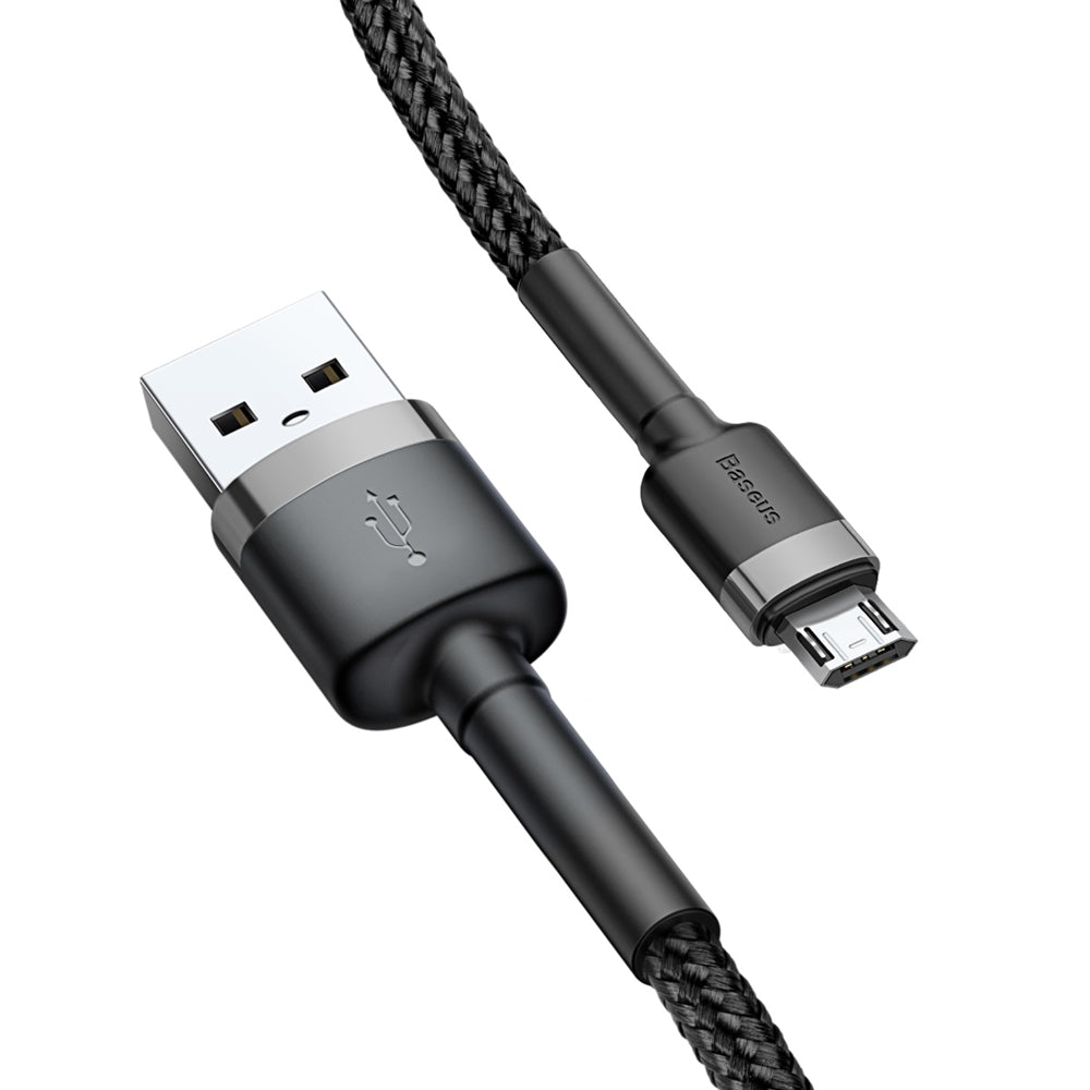 USB-A - microUSB Lade- und Datenkabel Baseus Cafule, 18W, 2m, Grau CAMKLF-CG1