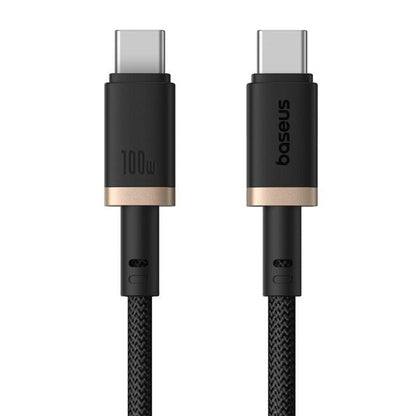 Câble de Données et de Charge USB-C - USB-C Baseus Dura Series, 100W, 2m, Doré P10377803U01-03