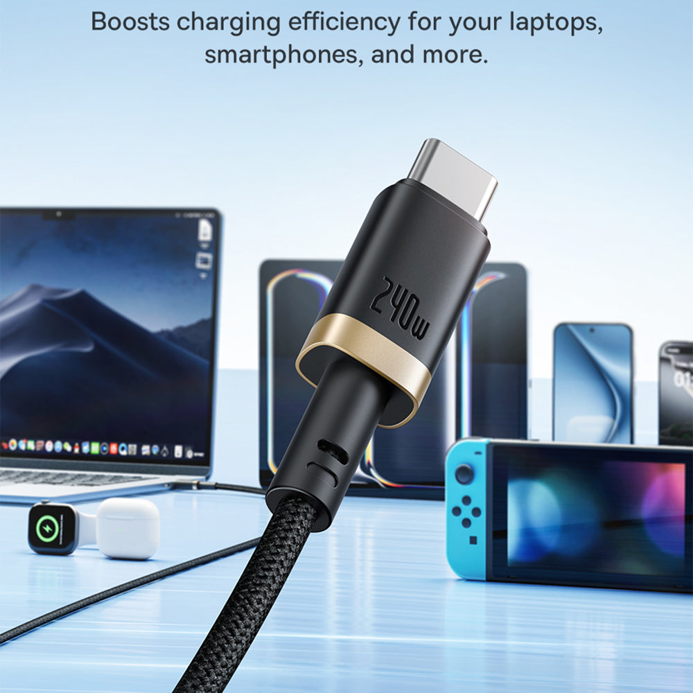 Câble de Données et de Charge USB-C - USB-C Baseus Dura Series, 240W, 1m, Rouge P10377803U03-01