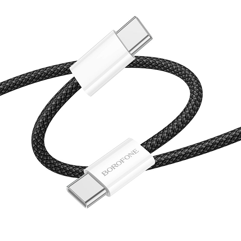 USB-C Daten- und Ladekabel - USB-C Borofone BX103 Original, 60W, 1m, Schwarz
