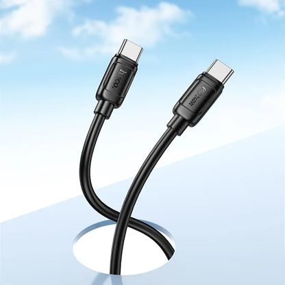 USB-C Daten- und Ladekabel - USB-C HOCO X115, 240W, 1m, Schwarz