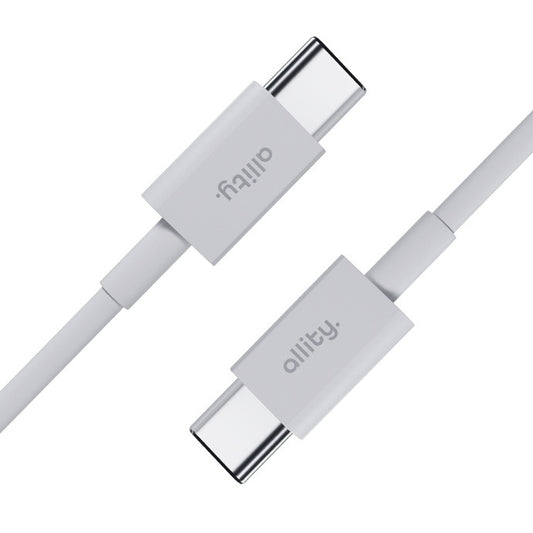 USB-C Daten- und Ladekabel - USB-C Allity. AUC-03, 100W, 1m, Weiß