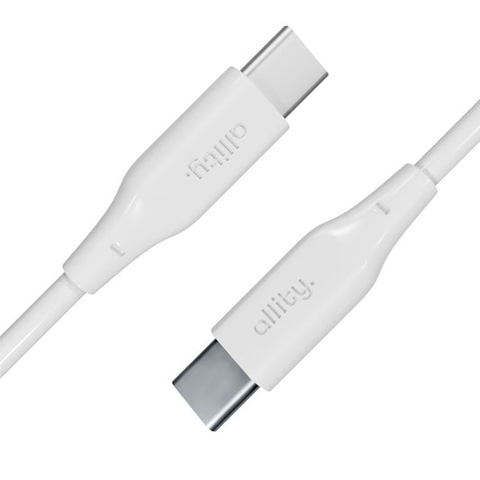 USB-C Daten- und Ladekabel - USB-C Allity. AUC-02, 100W, 2m, Weiß