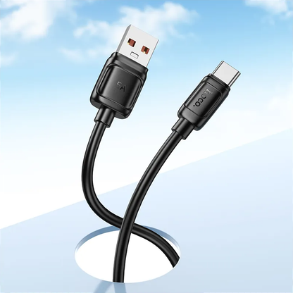 Daten- und Ladekabel USB-A - USB-C HOCO X115, 100W, 1m, Schwarz