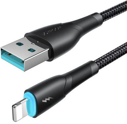 Joyroom SA32-AL3 USB-A-auf-Lightning-Daten- und Ladekabel, 18 W, 1 m, Schwarz