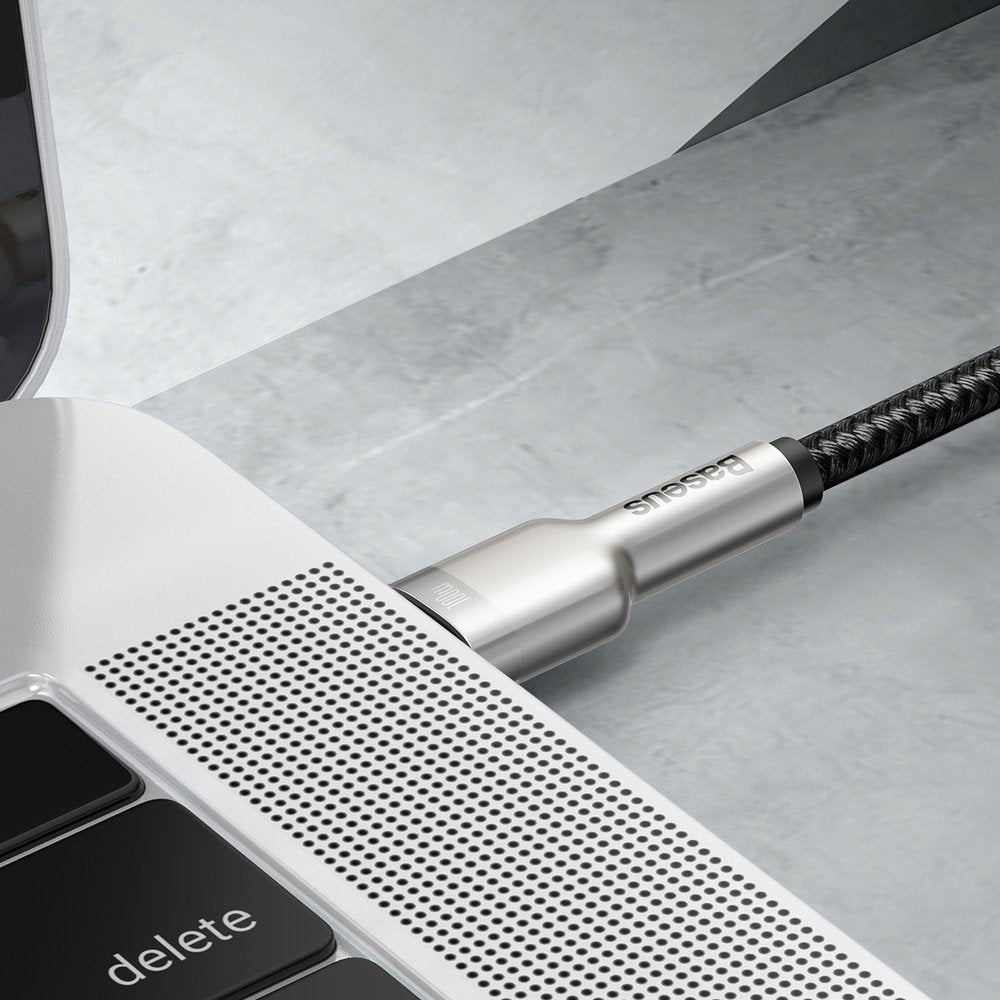 Câble de Données et de Charge USB-C - USB-C Baseus Cafule, 100W, 2m, Noir CATJK-D01
