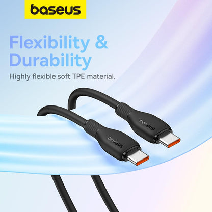 Daten- und Ladekabel USB-C - USB-C Baseus Pudding, 100W, 2m, Schwarz P10355702111-01