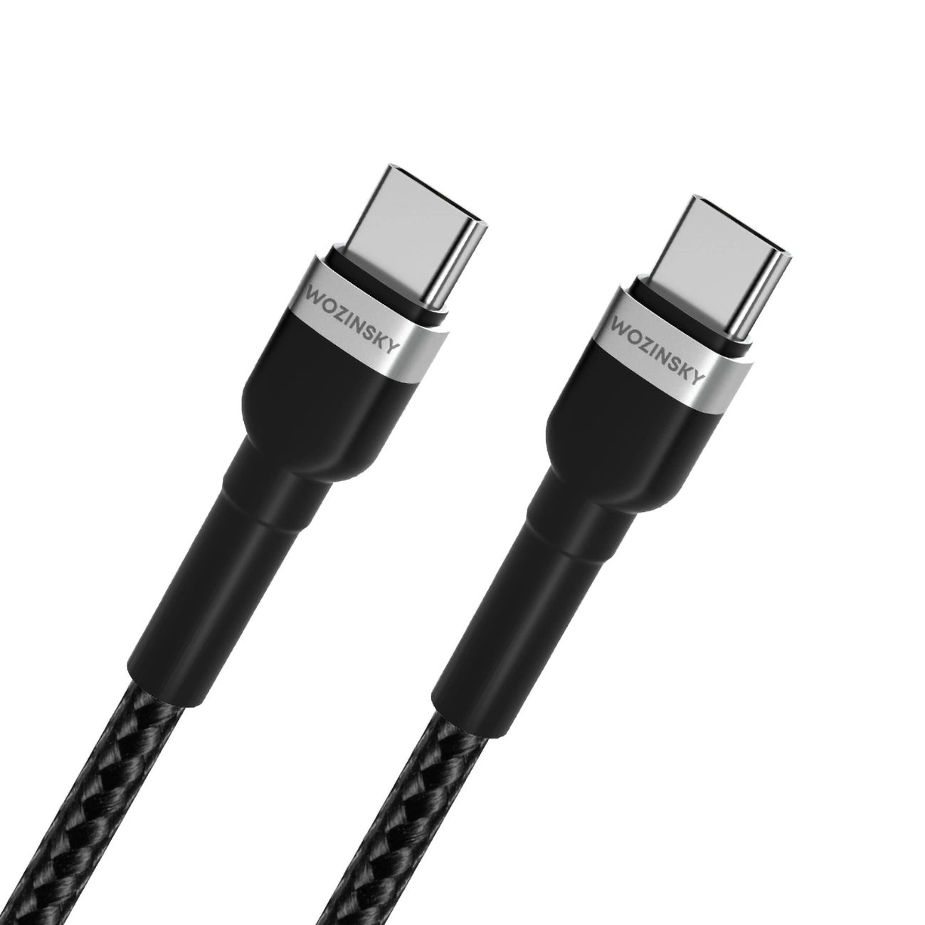 Câble de Données et de Charge USB-C - USB-C WZK WNBCC2, 65W, 2m, Noir