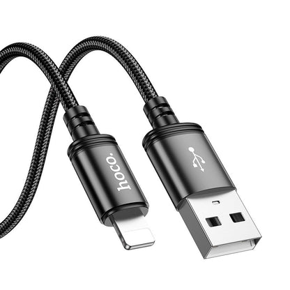 Daten- und Ladekabel USB-A - Lightning HOCO X89, 18W, 2m, Schwarz