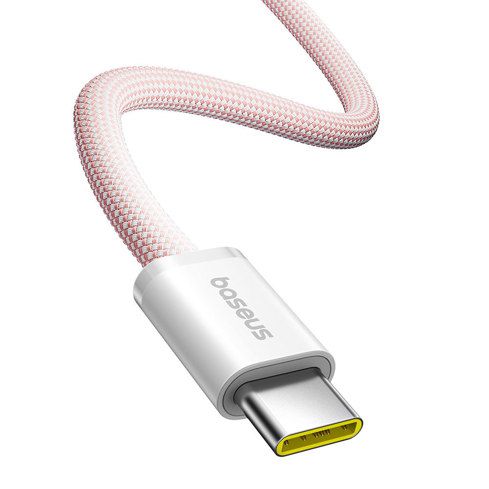 Câble de Données et de Charge USB-C - USB-C Baseus Dynamic 4 Series, 100W, 1m, Rose P10381400411-00
