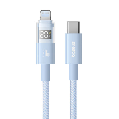Daten- und Ladekabel USB-C - Lightning Baseus Display 2, 20W, 1m, Blau P10382703311-00