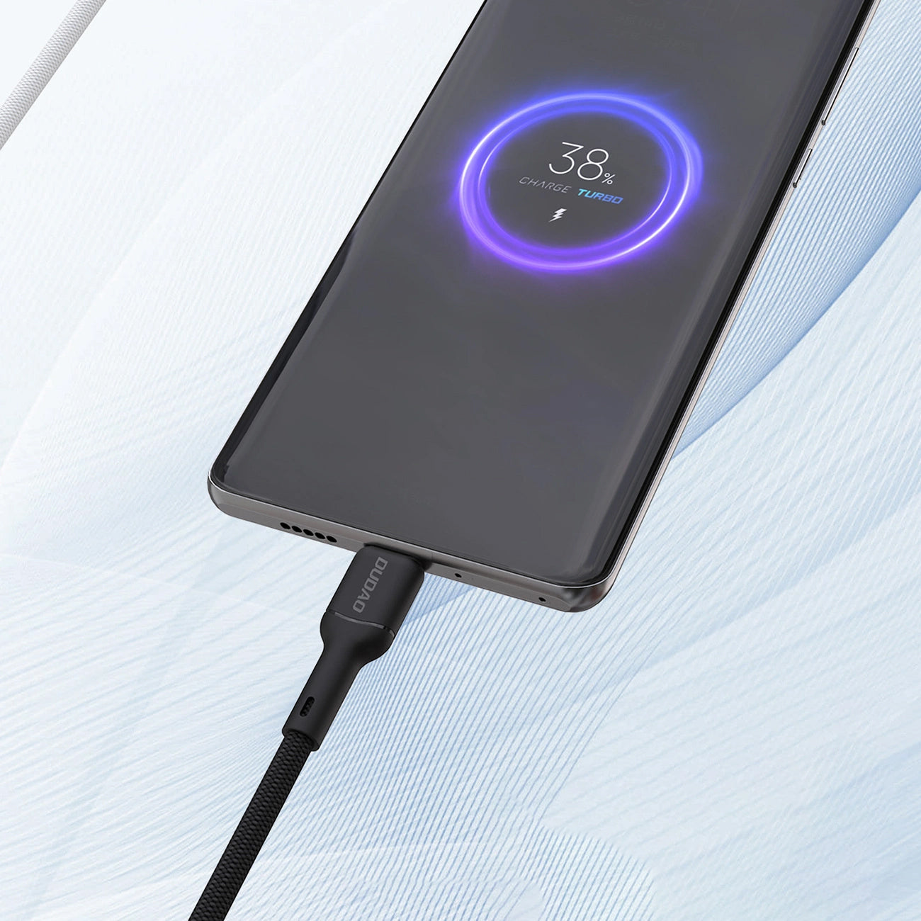 Câble de Données et de Charge USB-A - USB-C Dudao L9T, 100W, 1m, Noir