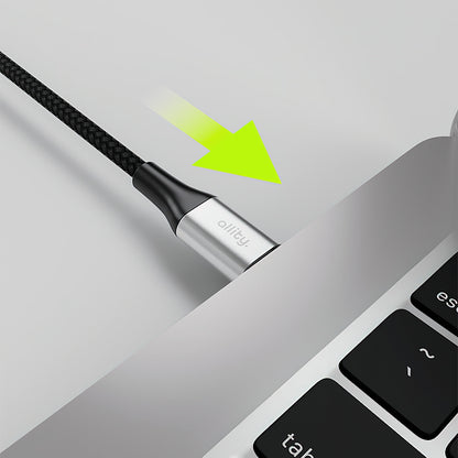 USB-C Daten- und Ladekabel - USB-C Allity. AUC-01, 100W, 2m, Schwarz