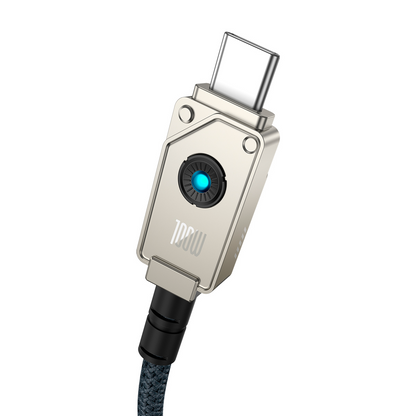 Daten- und Ladekabel USB-C - USB-C Baseus Unbreakable, 100W, 2m, Weiß P10355800221-01