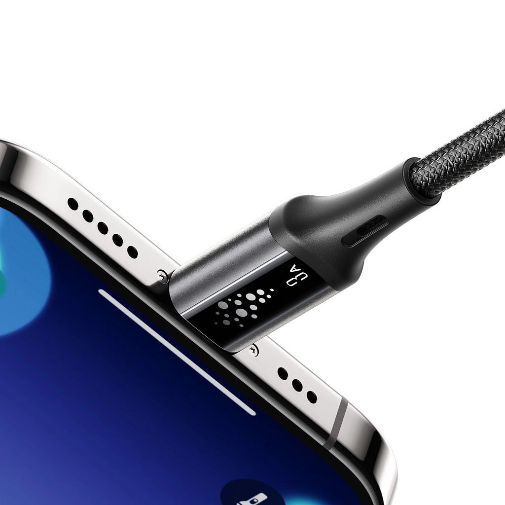 Daten- und Ladekabel USB-A - Lightning Joyroom S-A60 StarTalk, 18W, 1.2m, Schwarz