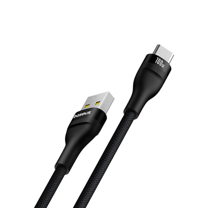 Câble de données et de charge USB-A - USB-C Baseus Flash Series II, 100W, 2m, Noir P10311804111-01