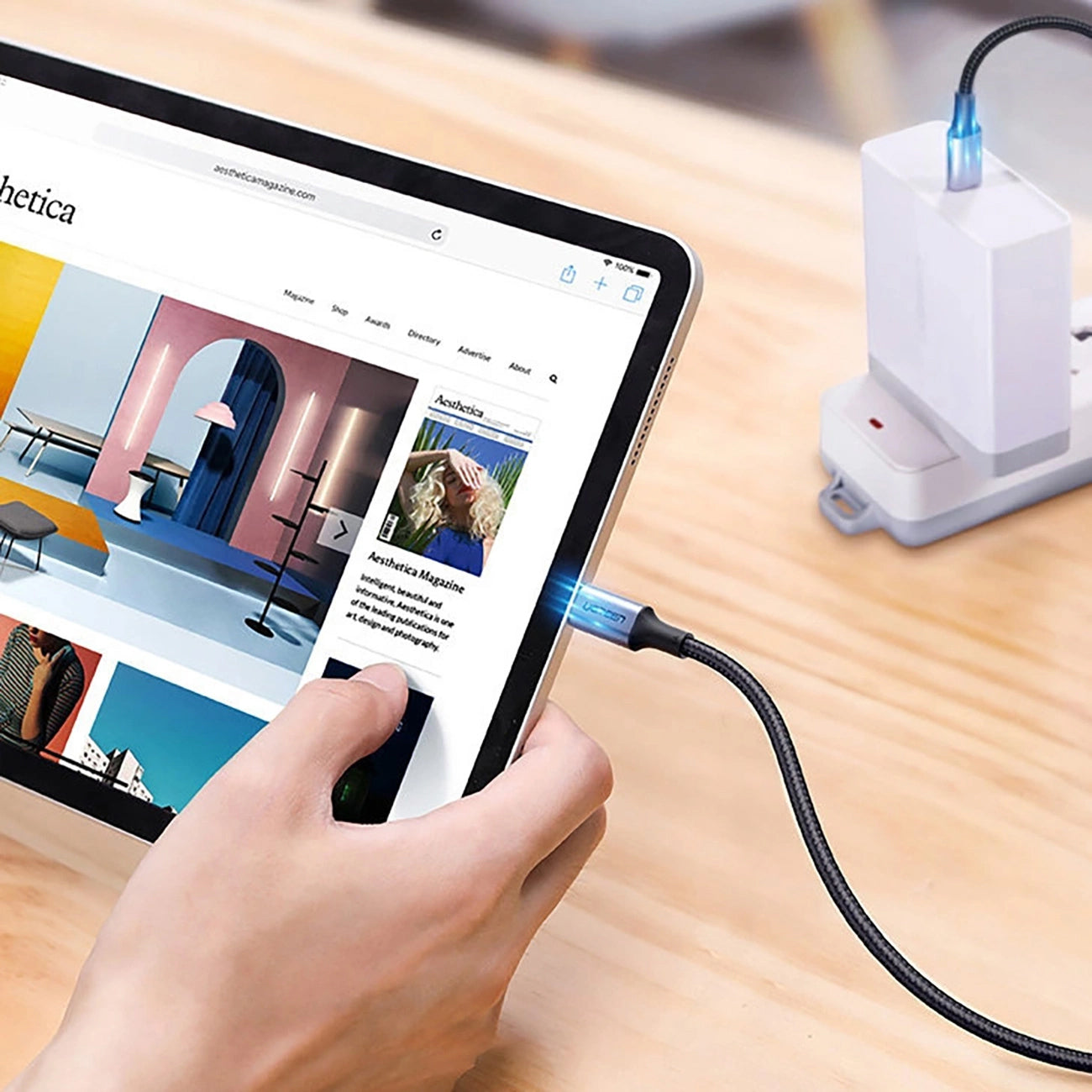 USB-C Daten- und Ladekabel - USB-C UGREEN US316, 100W, 1,5m, Grau