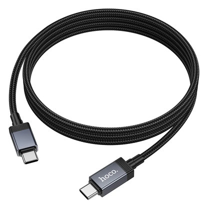 USB-C Data and Charging Cable - USB-C HOCO X118 Display, 60W, 1m, Black