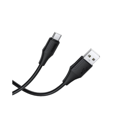 USB-A to USB-C Data and Charging Cable HOCO X124, 18W, 1m, Black