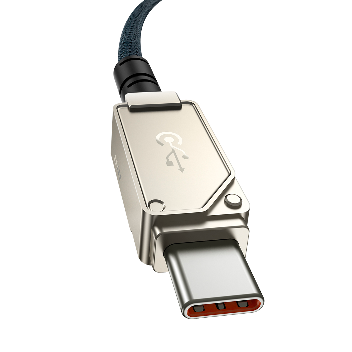 Daten- und Ladekabel USB-C - USB-C Baseus Unbreakable, 100W, 2m, Weiß P10355800221-01