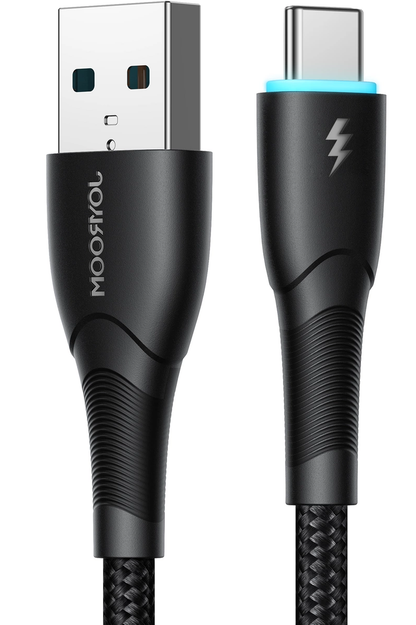 Câble de Données et de Charge USB-A - USB-C Joyroom S-A32, 18W, 1m, Noir