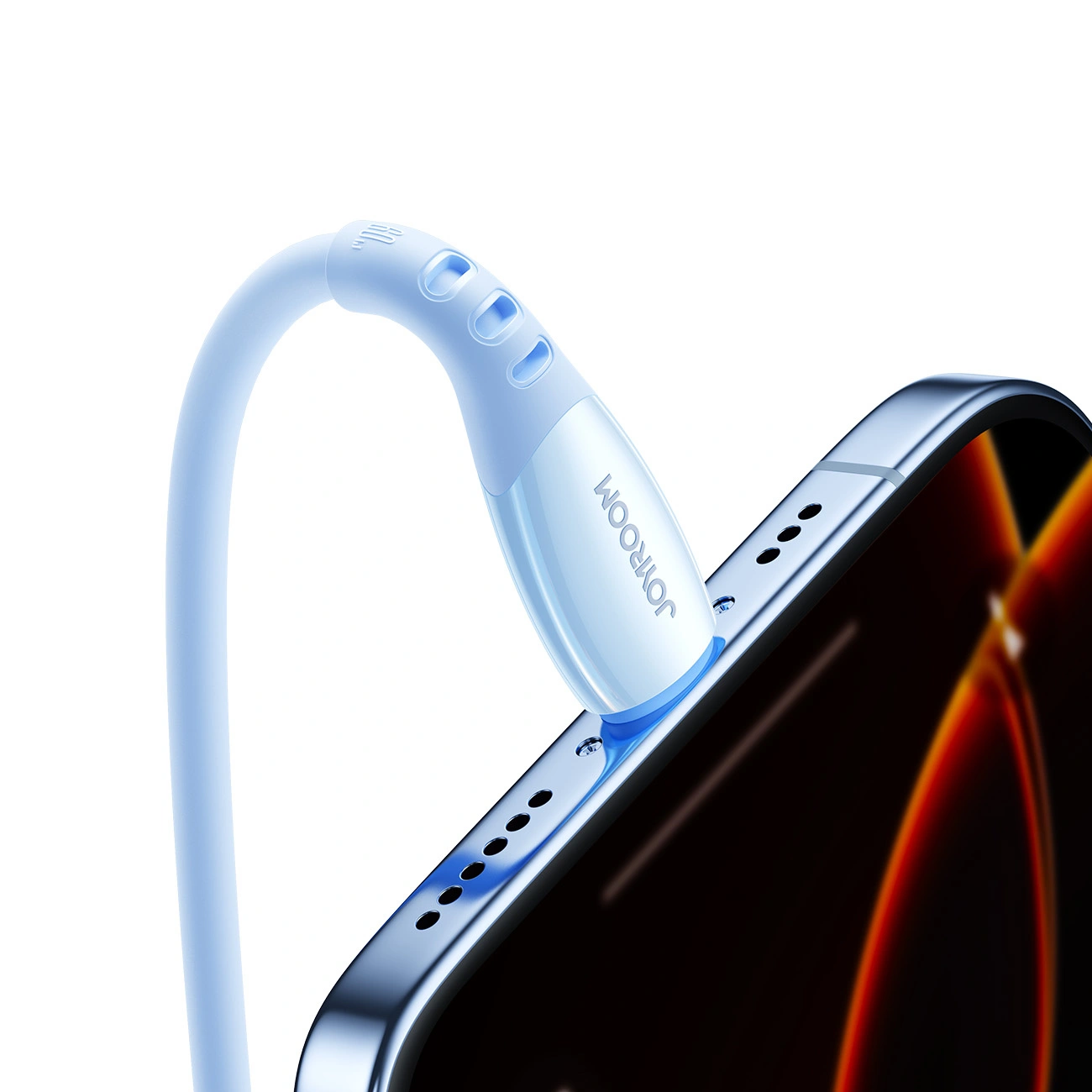 Câble de Données et de Charge USB-C - USB-C Joyroom S-A59 Vibrant, 60W, 1.2m, Bleu