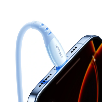 Câble de Données et de Charge USB-C - USB-C Joyroom S-A59 Vibrant, 60W, 1.2m, Bleu
