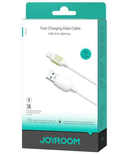 Daten- und Ladekabel USB-A - Lightning Joyroom S-A53, 18W, 1,2m, Beige