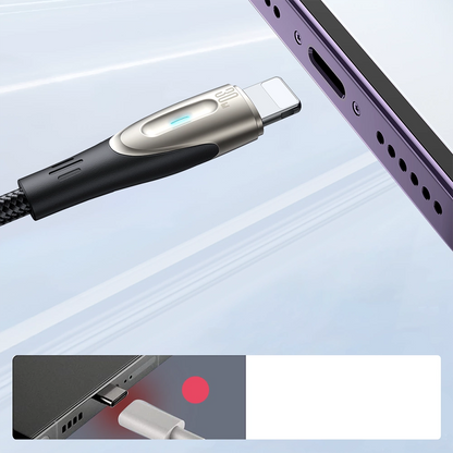 Câble de données et de charge USB-A - Lightning Joyroom SA31-AL3, 18W, 1,2m, Noir