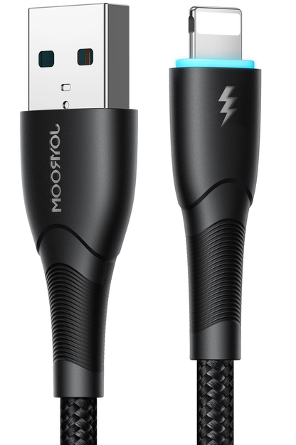 Joyroom SA32-AL3 USB-A-auf-Lightning-Daten- und Ladekabel, 18 W, 1 m, Schwarz