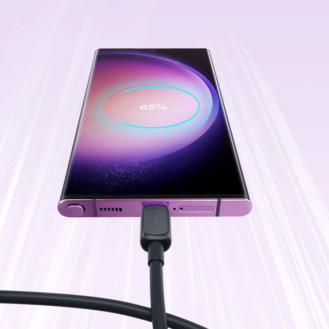 Câble de Données et de Charge USB-C - USB-C Joyroom A14, 60W, 1.2m, Noir