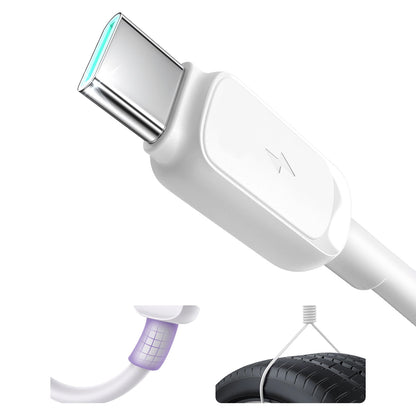 Câble de Données et de Charge USB-A - USB-C Joyroom S-A14, 20W, 1.2m, Blanc