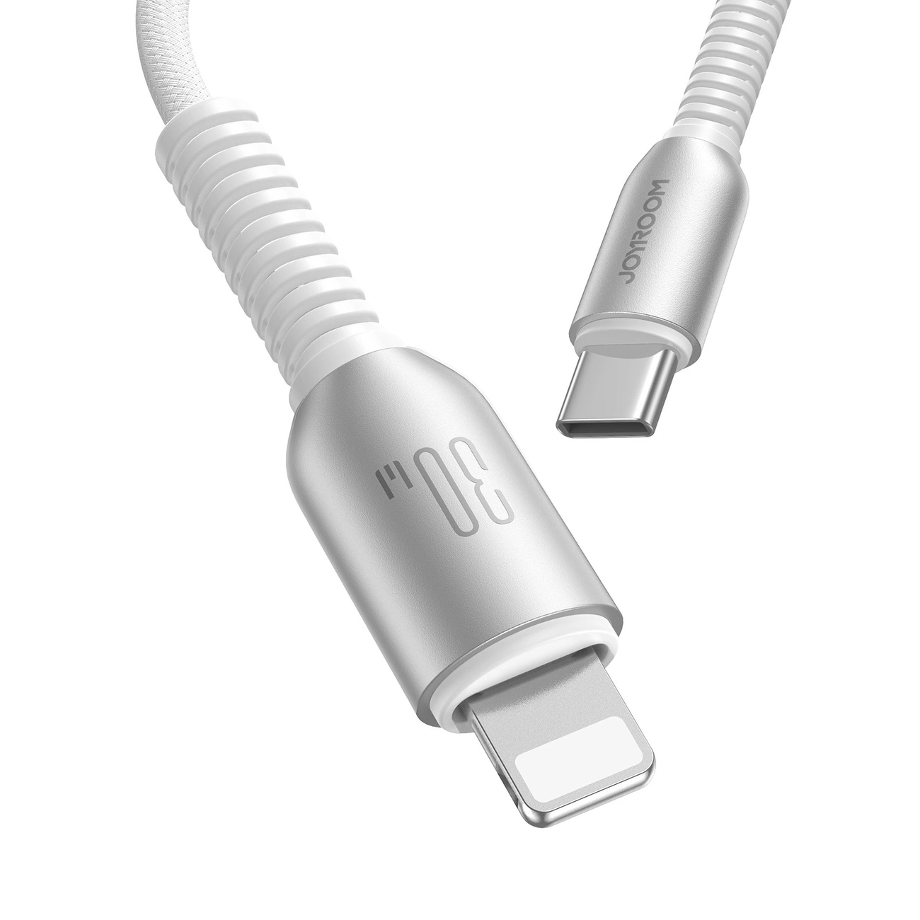 Câble de Données et de Charge USB-C - Lightning Joyroom S-A51, 30W, 1.2m, Gris