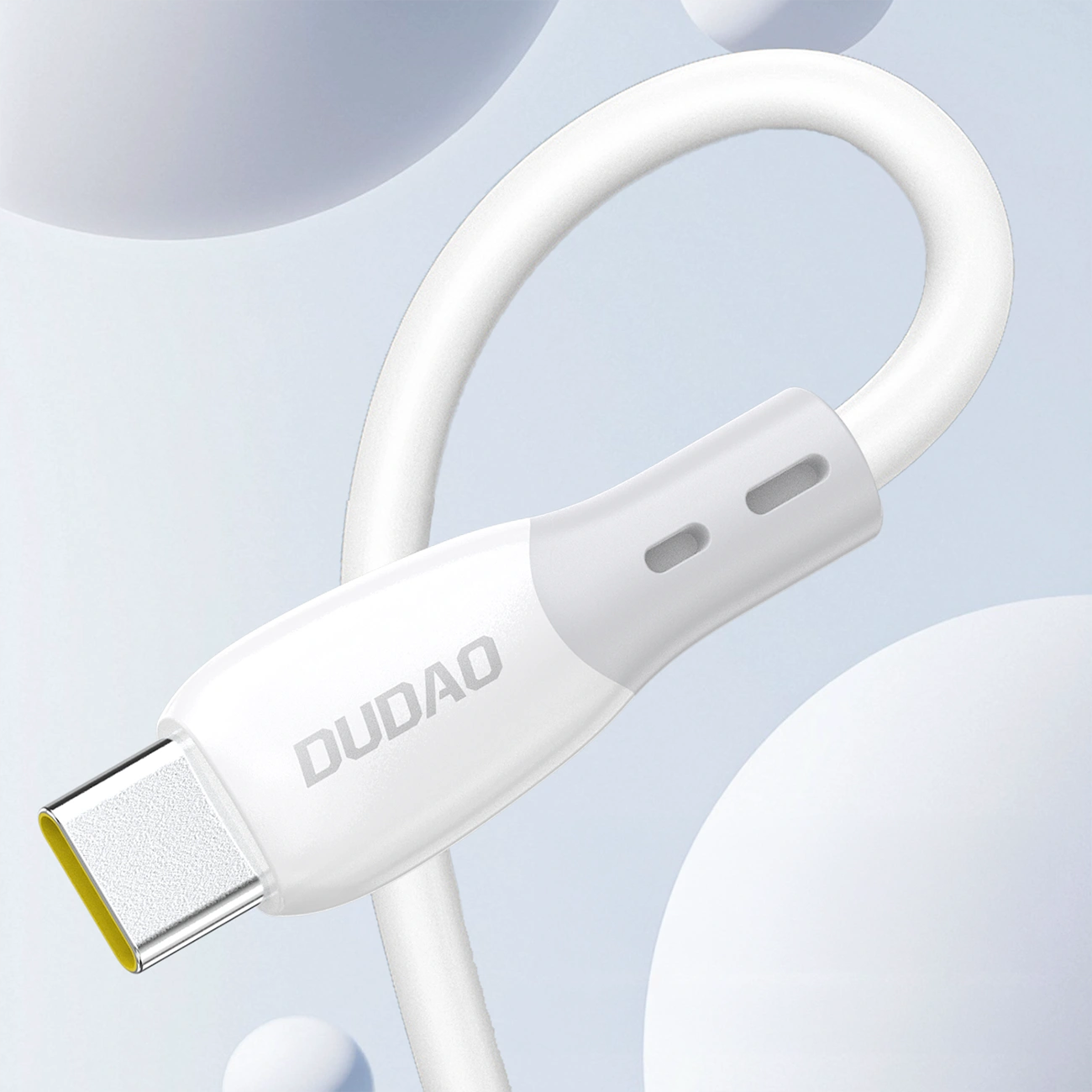 USB-C Daten- und Ladekabel - USB-C Dudao L25SC, 60W, 2m, Weiß