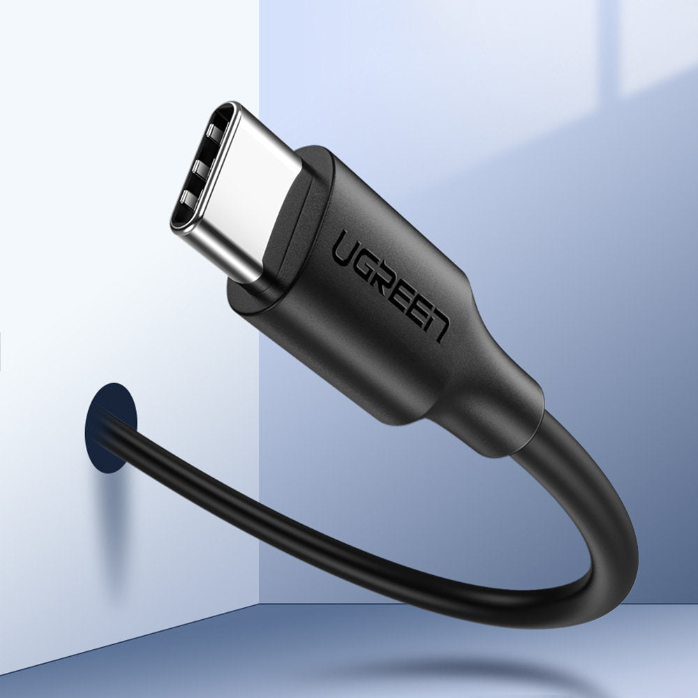 Câble de Données et de Charge USB-C - USB-C UGREEN US286, 60W, 1m, Noir