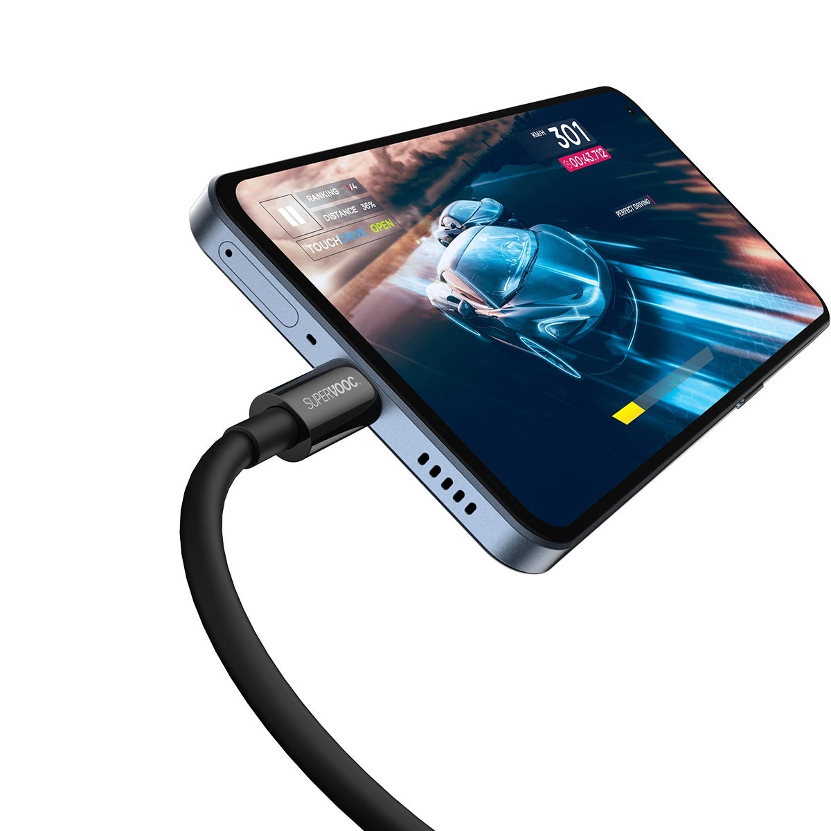 USB-A to USB-C Data and Charging Cable Baseus Superior Series, 65W, 2m, Black CAYS001001